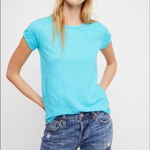 NWT FREE PEOPLE “WE THE FREE” CLARE TEE🌊